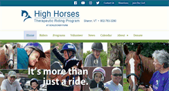 Desktop Screenshot of highhorses.org